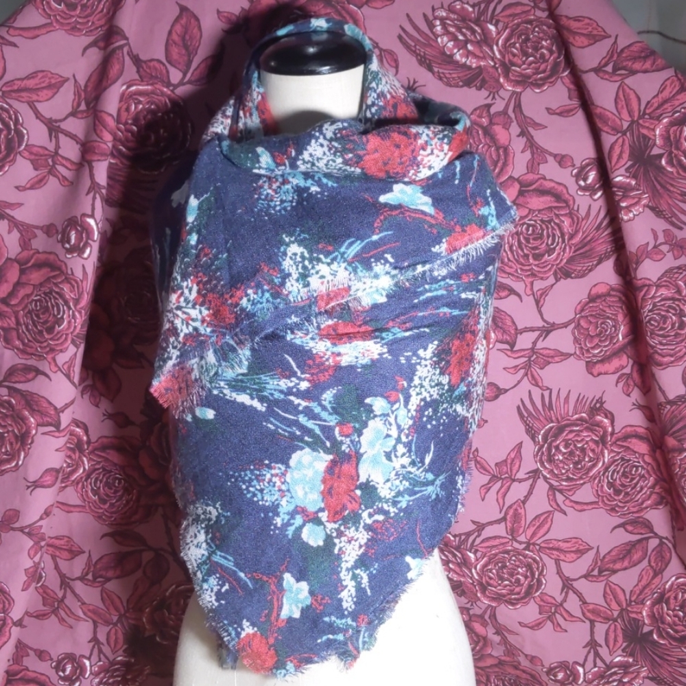 Floral Print Scarf
